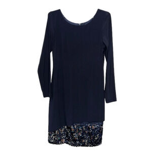 BETSY & Adam Navy Blue Dress. Size 6.